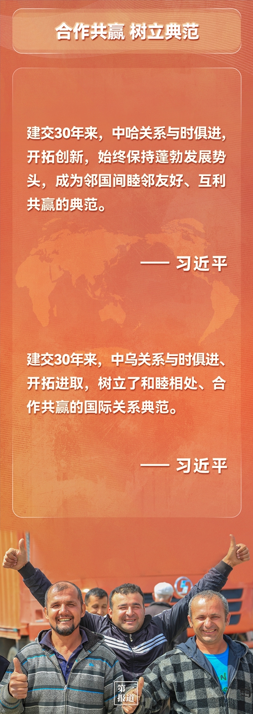 第一報(bào)道 | 建交三十年，習(xí)主席這樣評(píng)價(jià)與中亞五國(guó)關(guān)系