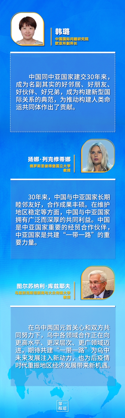 第一報(bào)道 | 建交三十年，習(xí)主席這樣評(píng)價(jià)與中亞五國(guó)關(guān)系