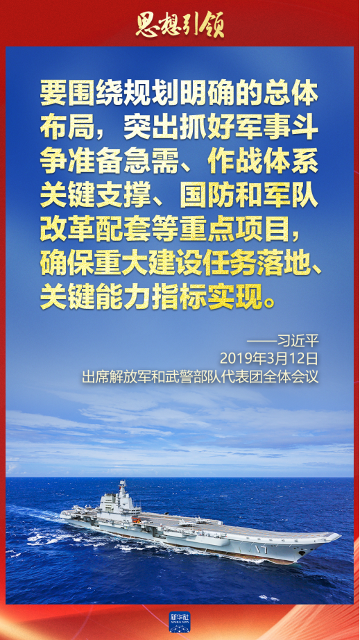 思想引領(lǐng)｜兩會上，習(xí)主席這樣談強(qiáng)軍之路