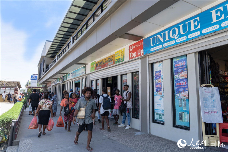 2023年9月12日，所羅門群島首都霍尼亞拉街景。人民網(wǎng) 賀吉攝