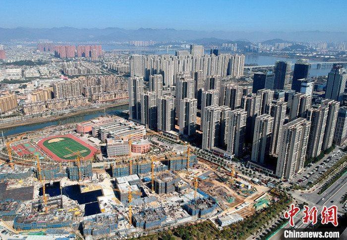 資料圖：航拍一處新建住宅。 <a target='_blank' href='/'><p  align=