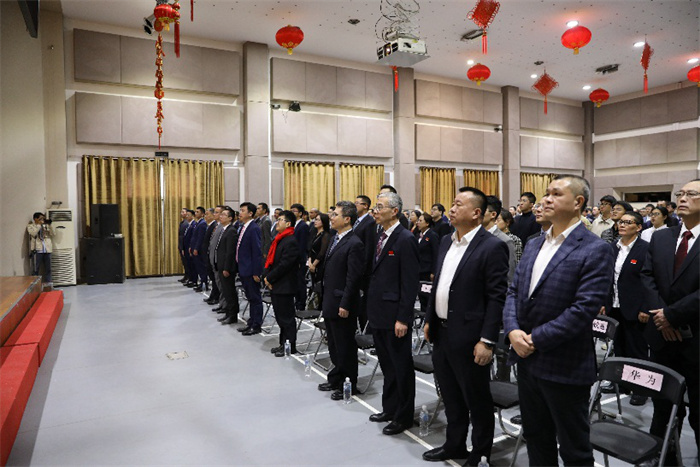 “溫暖迎春·共慶中國年”活動現(xiàn)場。中國駐阿爾及利亞大使館供圖