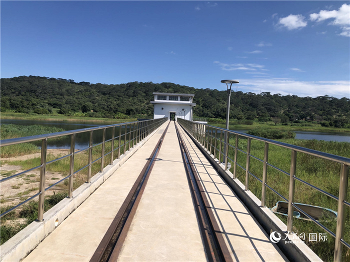 卡夫河供水項目。人民網(wǎng)記者 黃培昭攝