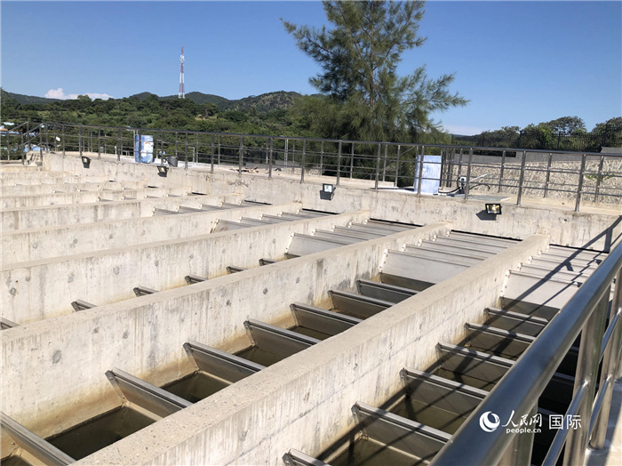 卡夫河供水項目。人民網(wǎng)記者 黃培昭攝