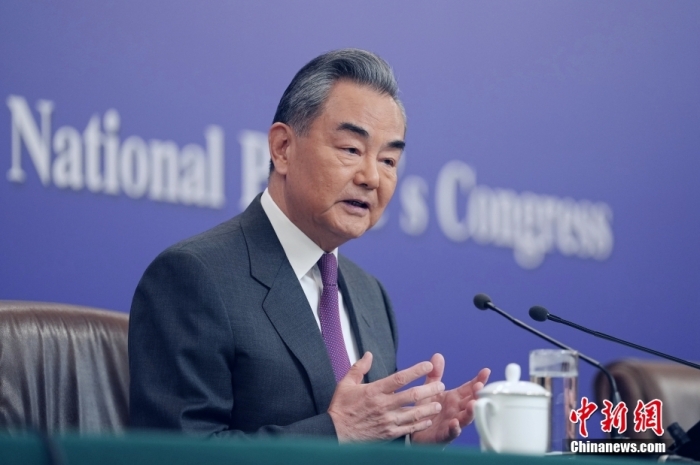 3月7日，十四屆全國人大二次會議在北京舉行記者會，中共中央政治局委員、外交部長王毅就中國外交政策和對外關系相關問題回答中外記者提問。<a target='_blank' href='/'><p  align=