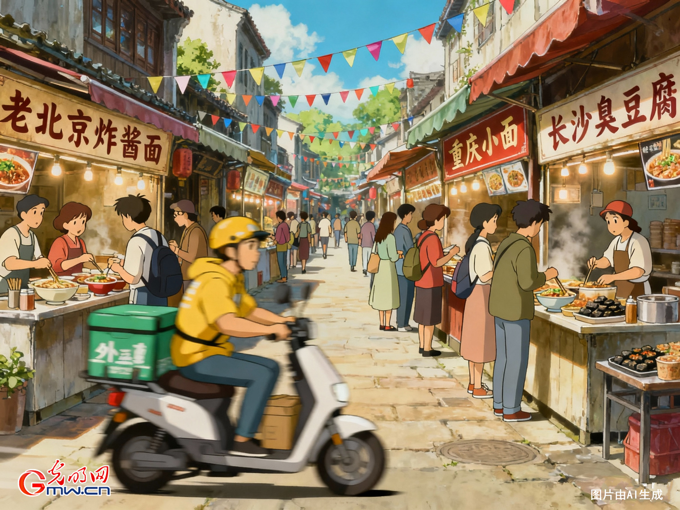 【光明漫評】國慶煙火氣，離不開勞動(dòng)者的守護(hù)