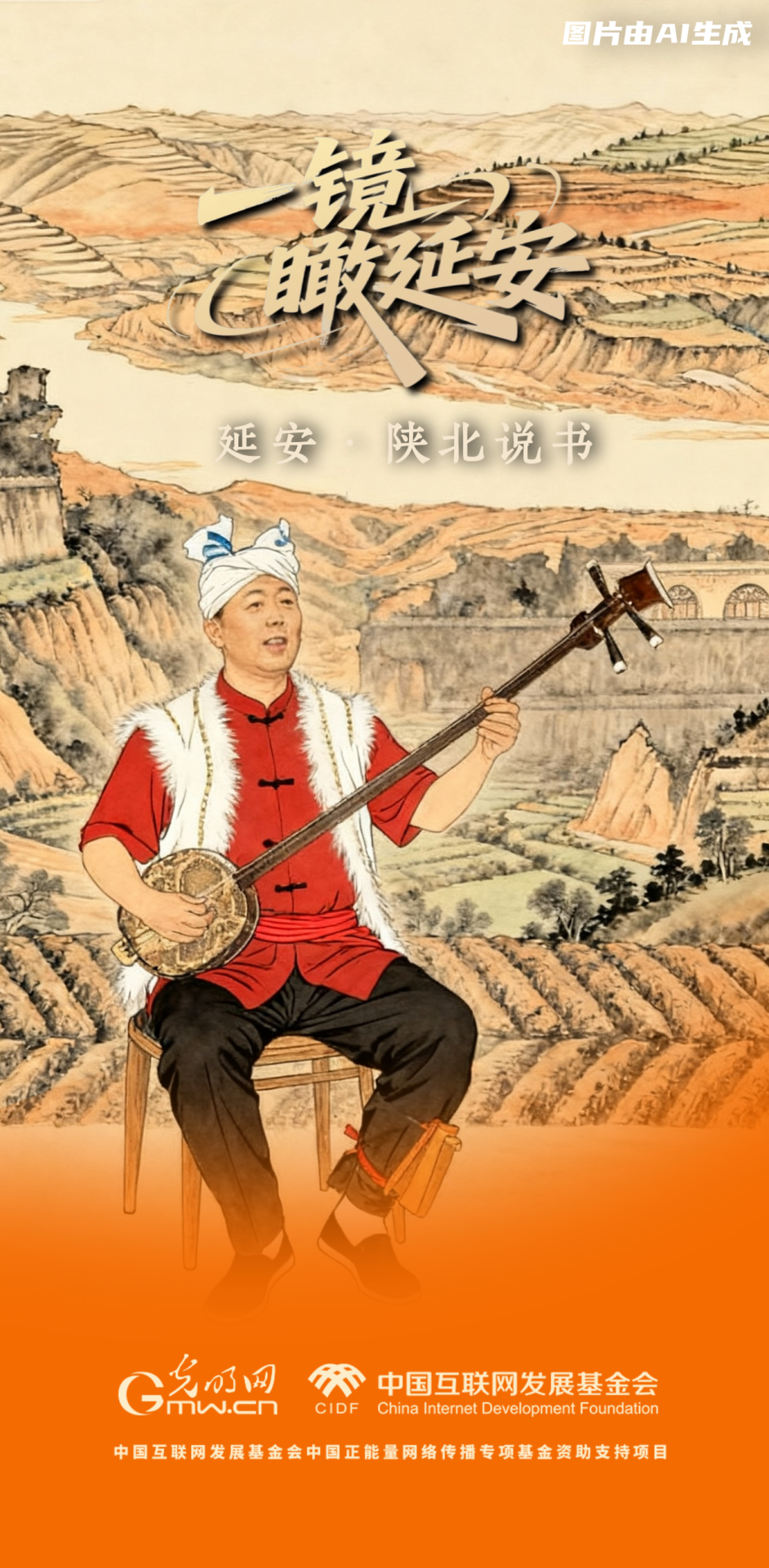【一鏡瞰延安·AI海報(bào)】跟著這些非遺文化，感受老區(qū)風(fēng)土人情
