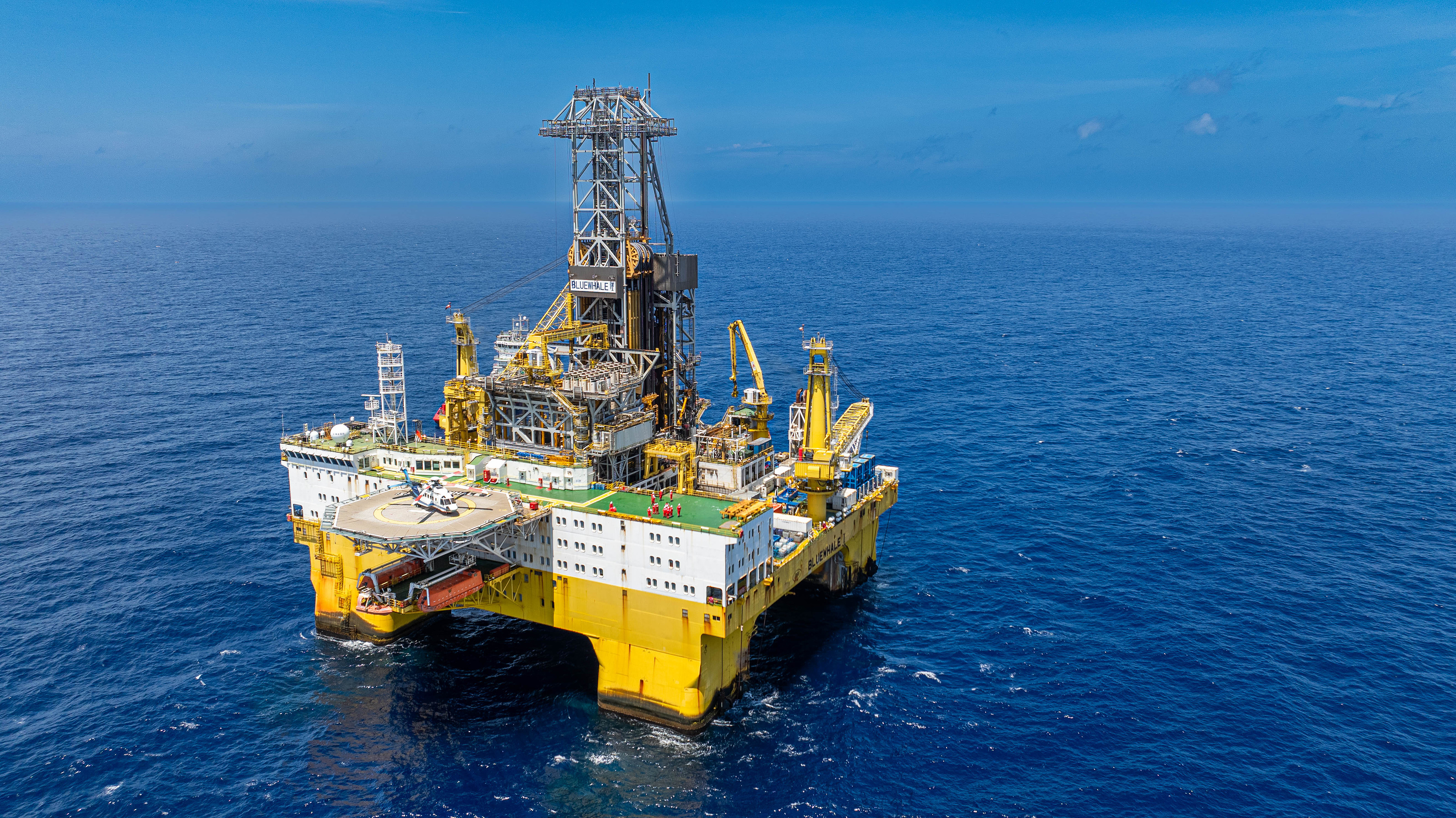 2024年8月17日，海南陵水，深海一號(hào)二期鉆井平臺(tái)。