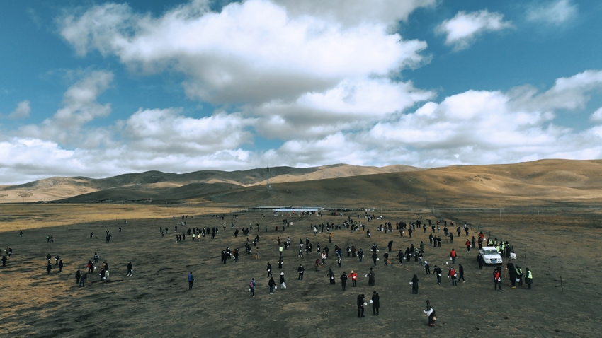 全民動(dòng)員，保護(hù)黃河。阿壩州委宣傳部供圖