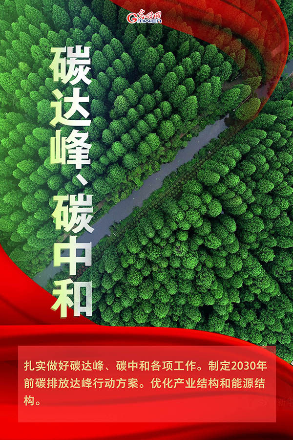 海報(bào)| 2021年政府工作報(bào)告，提到這些生態(tài)環(huán)保關(guān)鍵詞