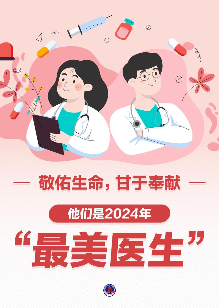 新華鮮報|致敬“白衣戰(zhàn)士”！2024年“最美醫(yī)生”發(fā)布